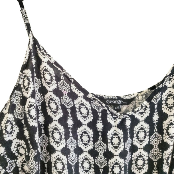 2/$35 SALE Summer Sundress Spaghetti straps Drawstring waist   Large - Picture 3 of 12